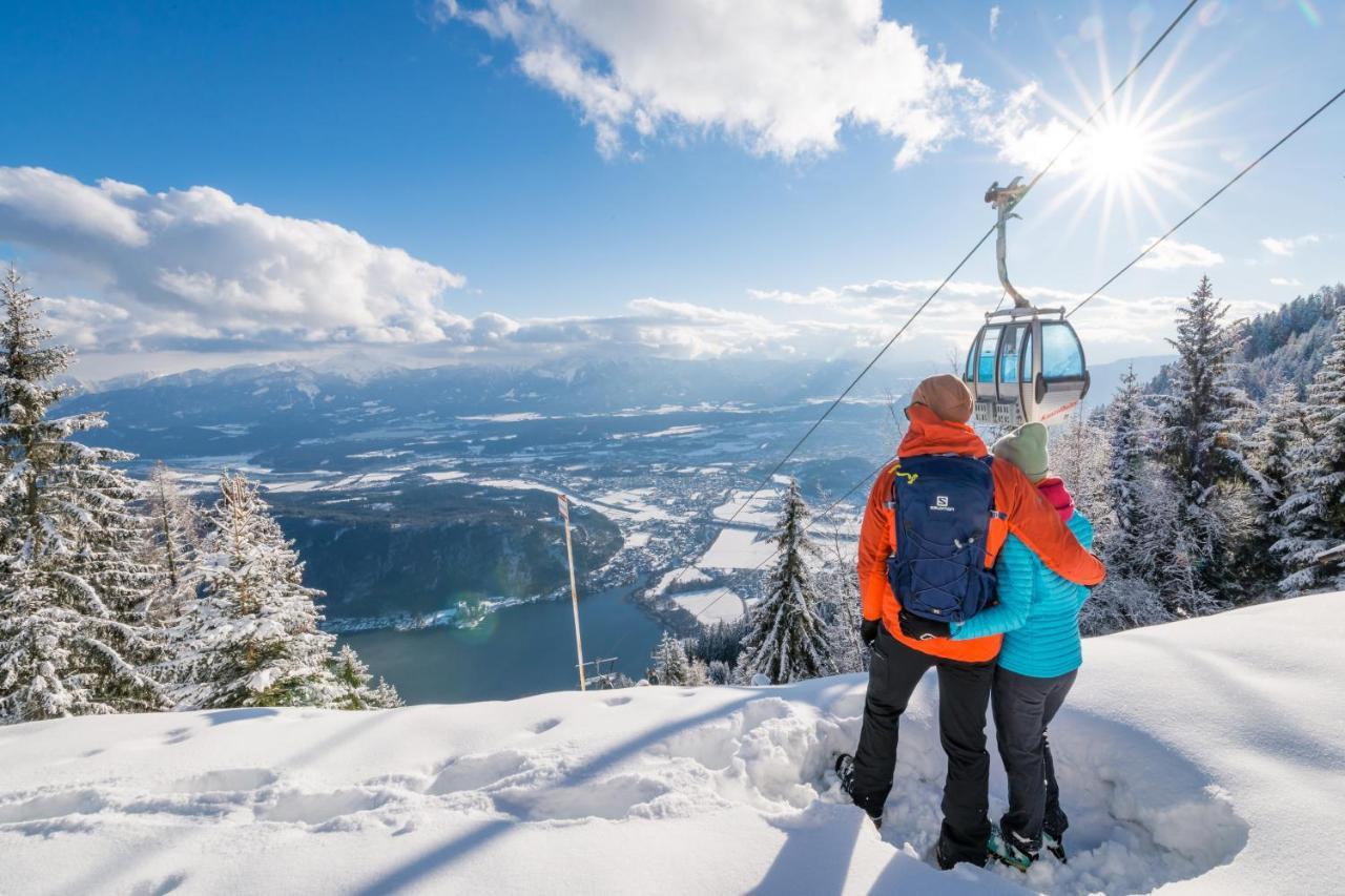 Blaues Haus Ferienwohnung Bodensdorf Ossiacher See Gerlitzen Alpe Exteriör bild